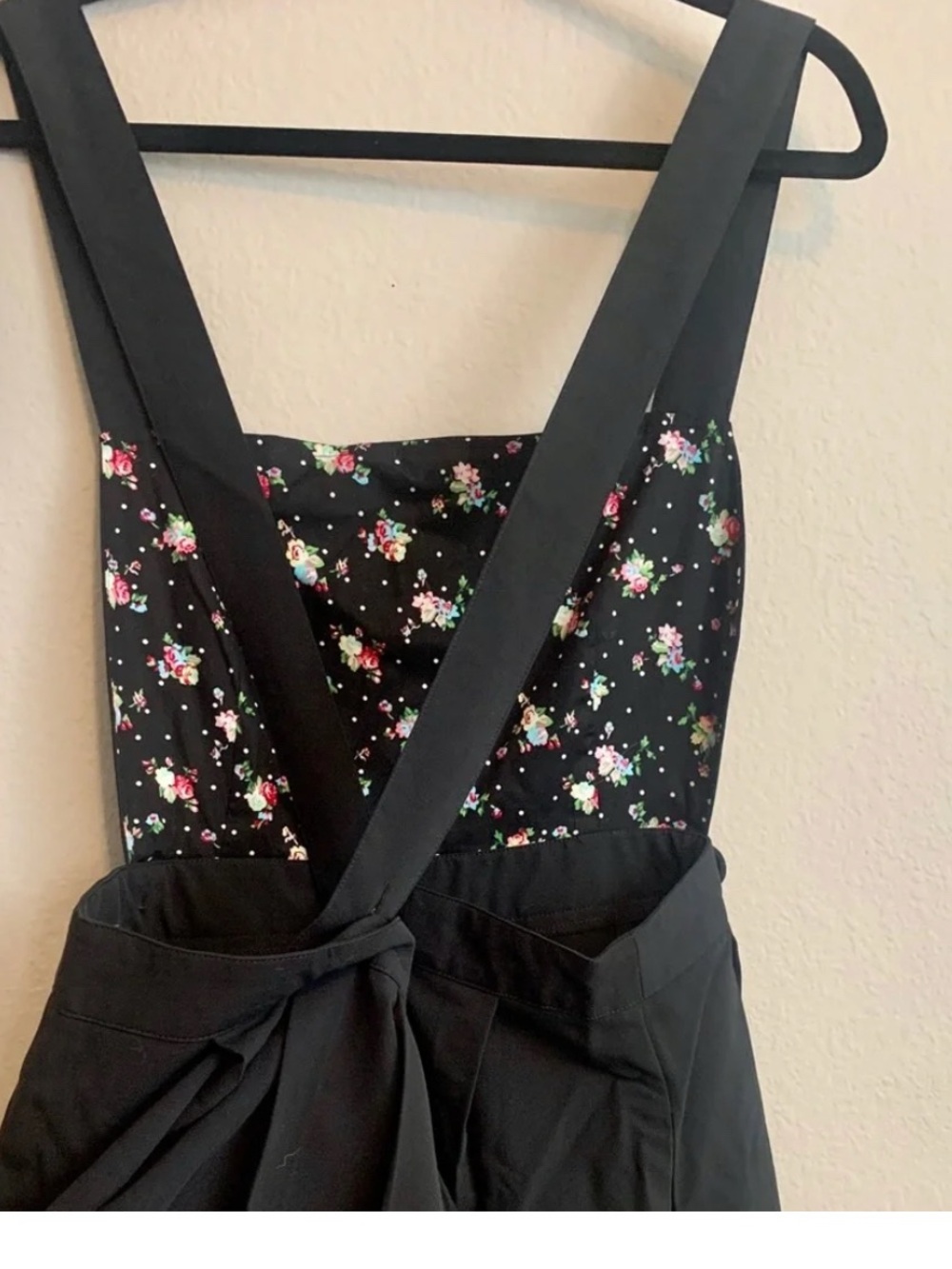MODCLOTH Pleated Overall Jumper Dress Size Small - Picture 4 of 6